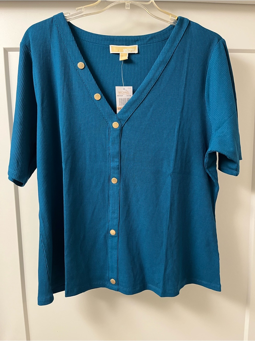 Michael Kors Teal Top-NWT-size 2X
